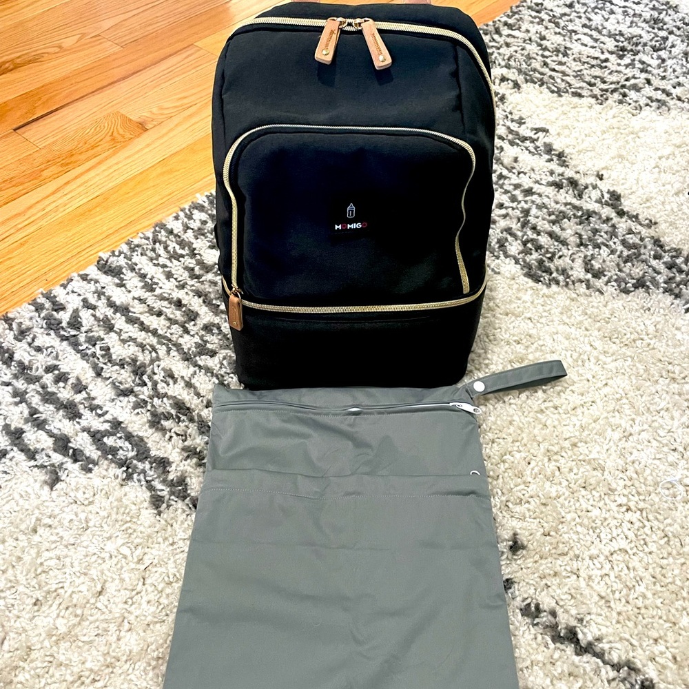 Momigo Insulated Breast Pump Bag and Wet/Dry Bag